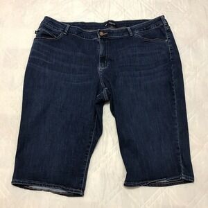 Lee Modern Series Curvy Fit blue capri jeans size 24W‎ M
